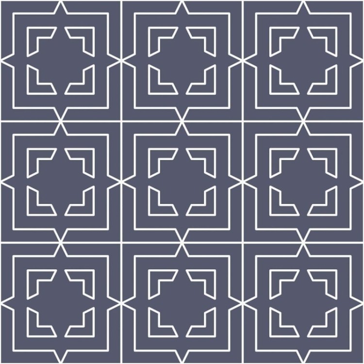 Papel de Parede Adesivo Geométrico Art Deco...