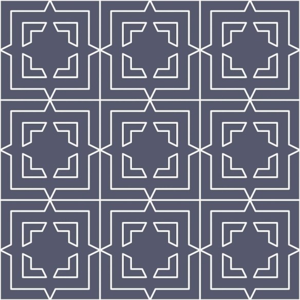Papel de Parede Adesivo Geométrico Art Deco N016061