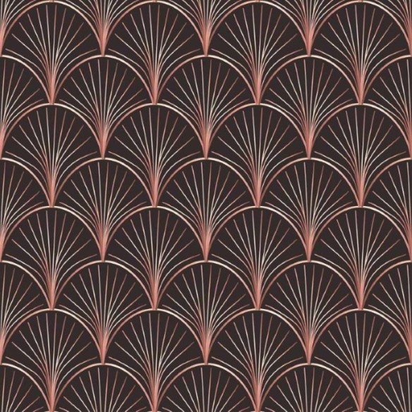 Papel de Parede Adesivo Geométrico Art Déco Rose N013016