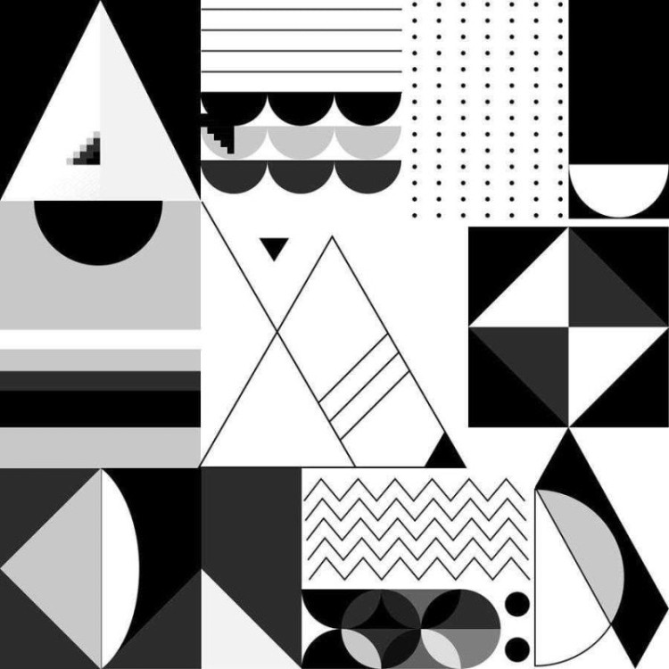 Papel de Parede Adesivo Geométrico Artístico...