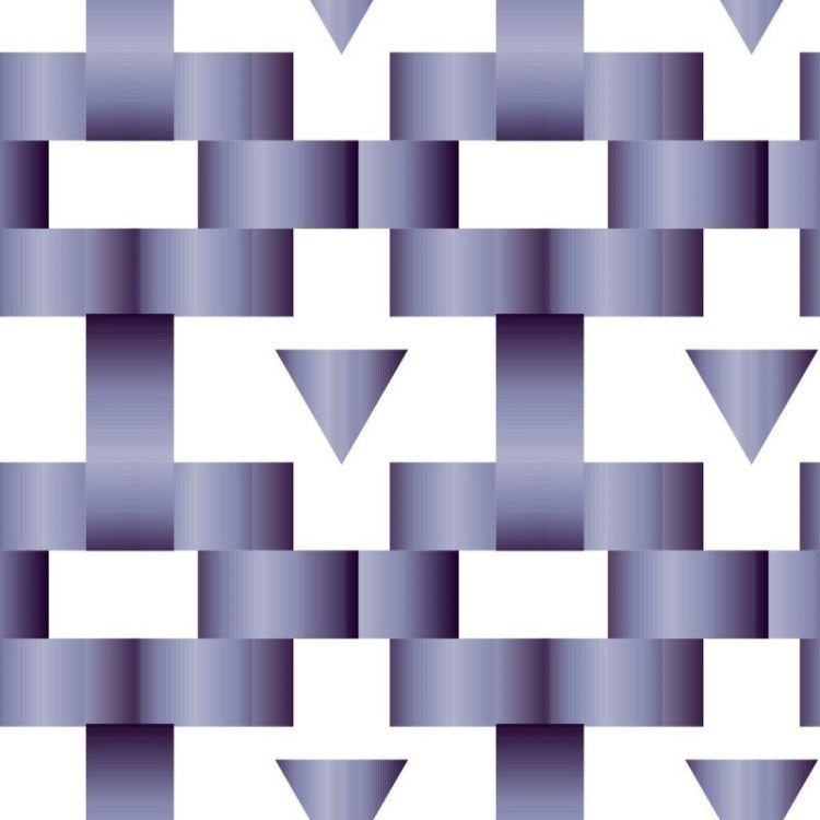 Papel de Parede Adesivo Geométrico Azul...