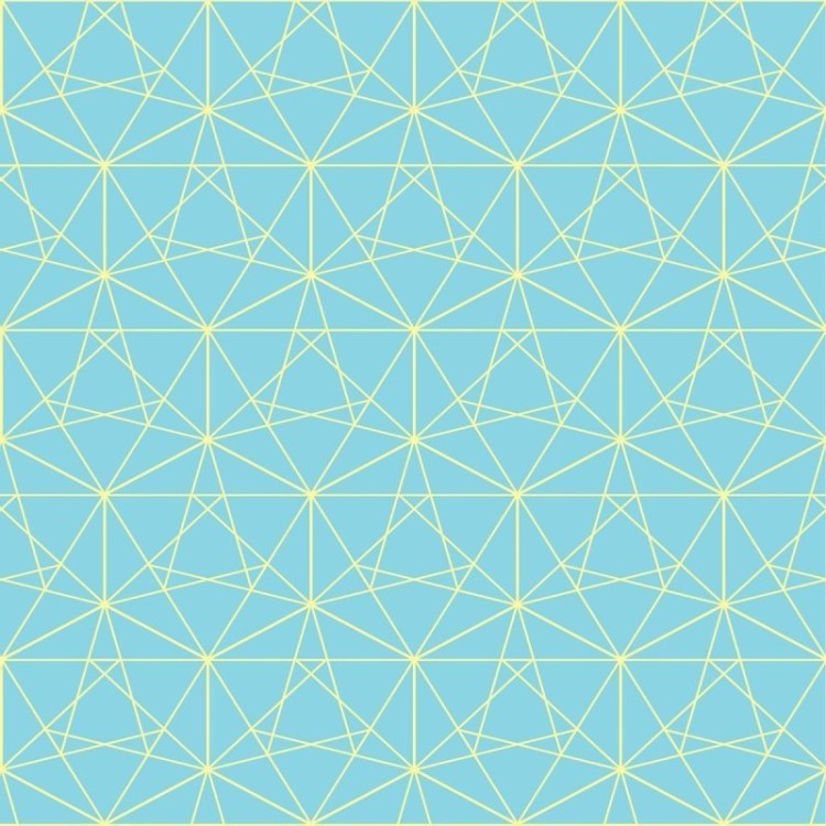 Papel de Parede Adesivo Geométrico Azul N010124