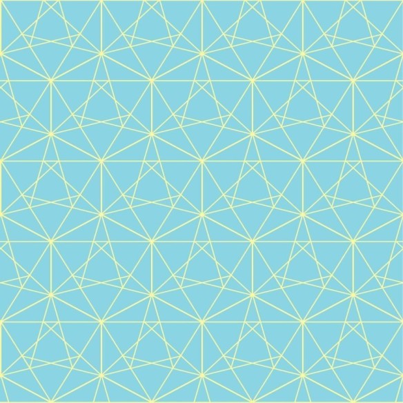 Papel de Parede Adesivo Geométrico Azul N010124