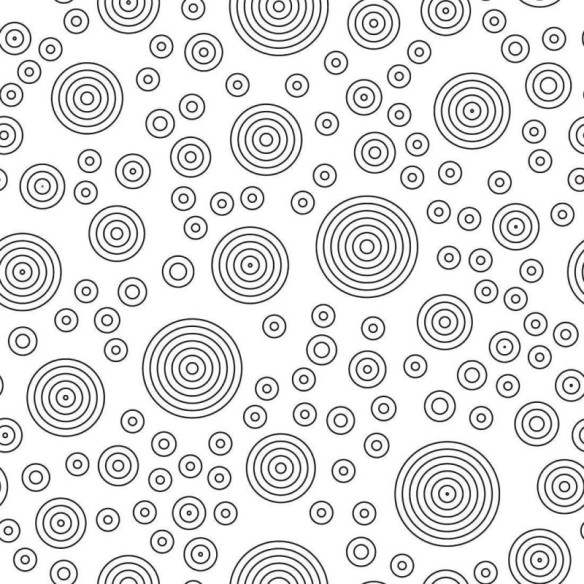 Papel de Parede Adesivo Geométrico Bolinhas Colorir N017053