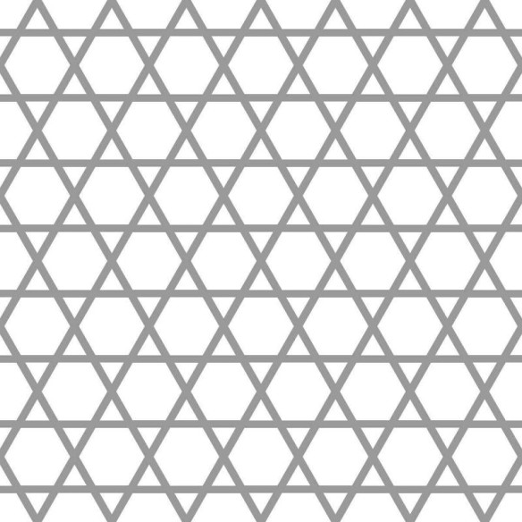 Papel de Parede Adesivo Geométrico Branco e Cinza N05260
