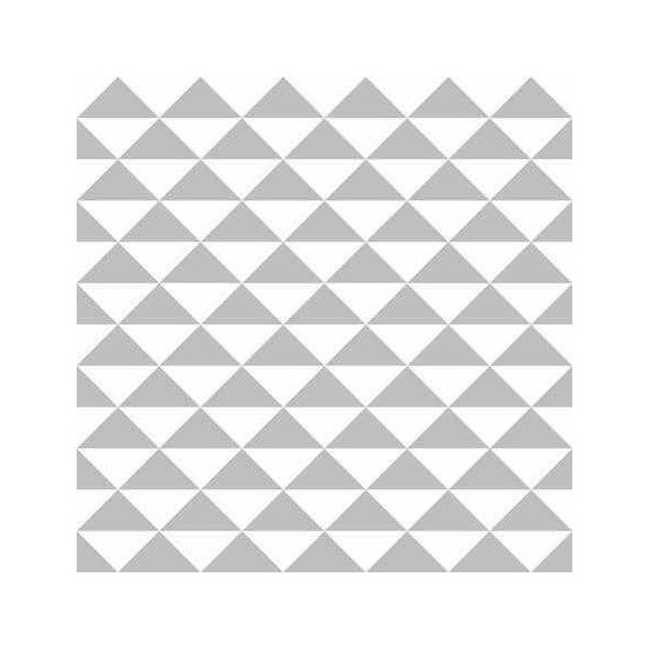 Papel de Parede Adesivo Geométrico Cinza Triângulos 564641358651
