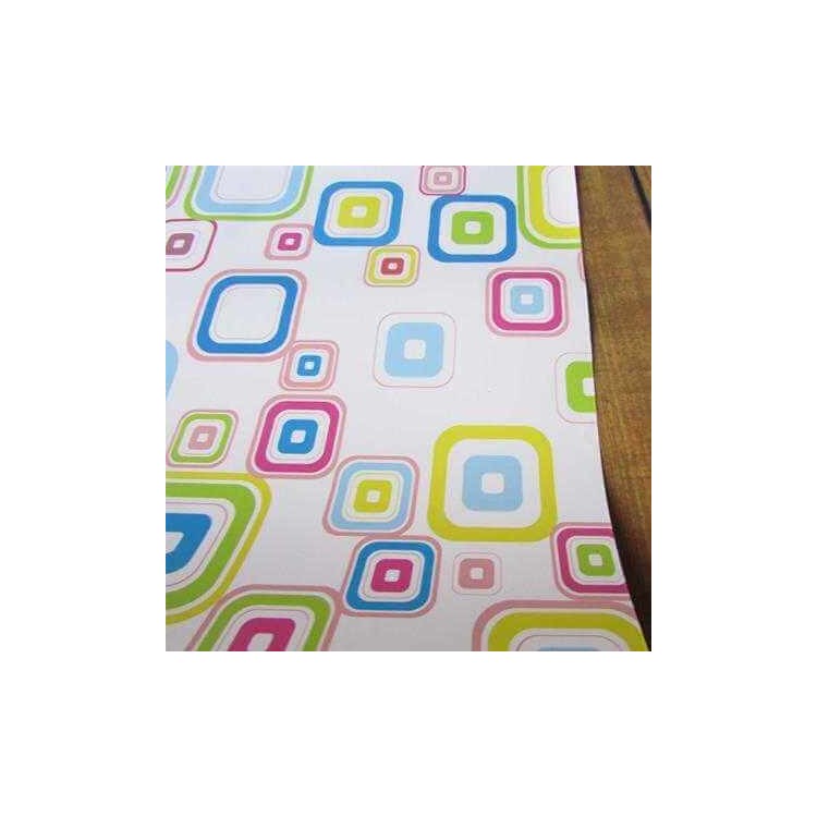 Papel de Parede Adesivo Geométrico Colorido 854