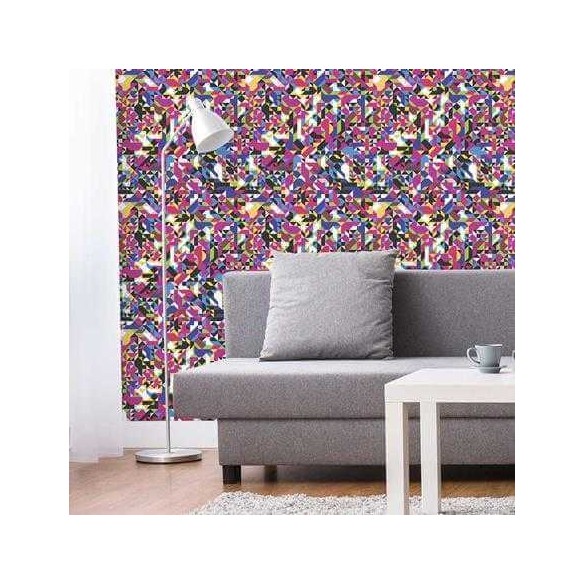 Papel de Parede Adesivo Geométrico Colorido 94297516