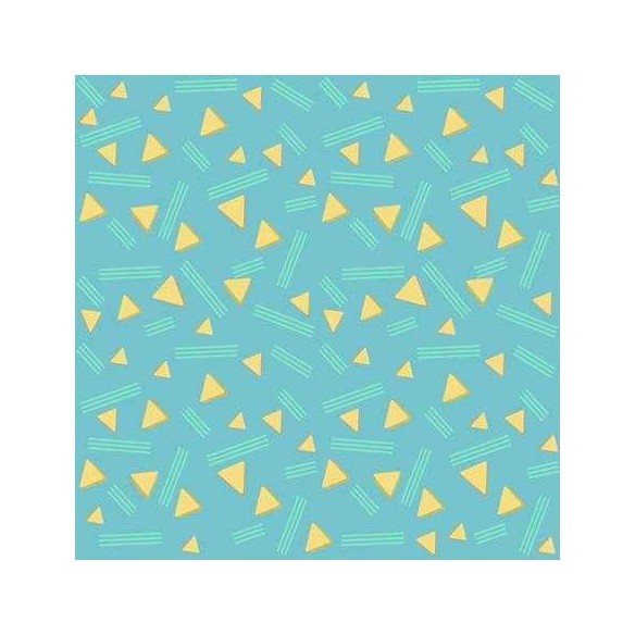 Papel de Parede Adesivo Geométrico Colorido Triângulo 51515