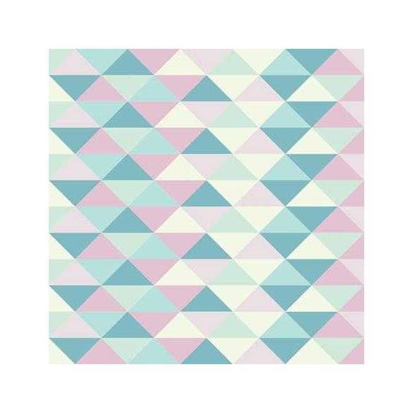 Papel de Parede Adesivo Geométrico Colorido Triângulos 56464