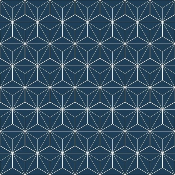 Papel de Parede Adesivo Geométrico Cubos 3D N017106