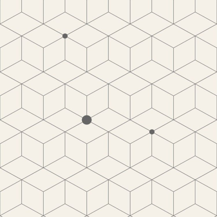 Papel de Parede Adesivo Geométrico Cubos N013021