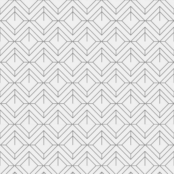 Papel de Parede Adesivo Geométrico em Linhas Cinza N05205