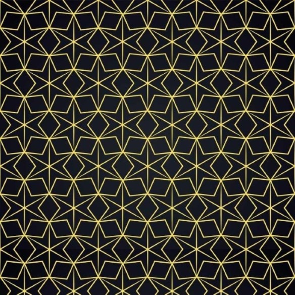 Papel de Parede Adesivo Geométrico Estrelas Art Déco N013030
