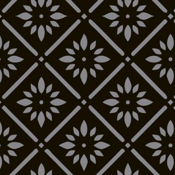Papel de Parede Adesivo Geométrico Floral N011004