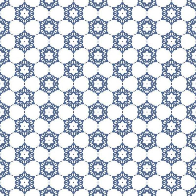 Papel de Parede Adesivo Geométrico Floral...