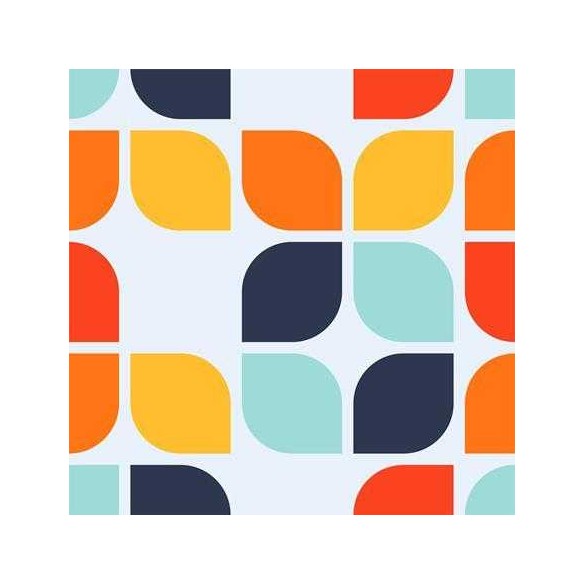 Papel de Parede Adesivo Geométrico Folhas 74772347