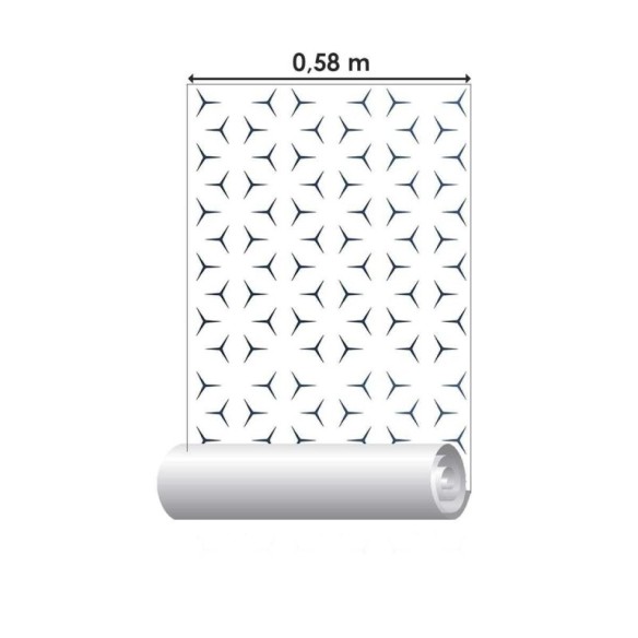 Papel de Parede Adesivo Geométrico Forquilha  N04265