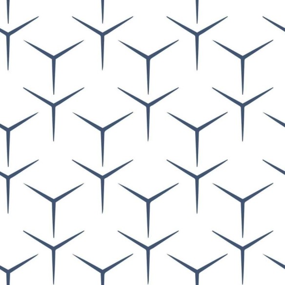 Papel de Parede Adesivo Geométrico Forquilha N04125