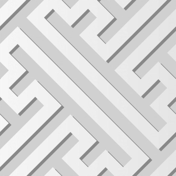 Papel de Parede Adesivo Geométrico Labirinto N015208