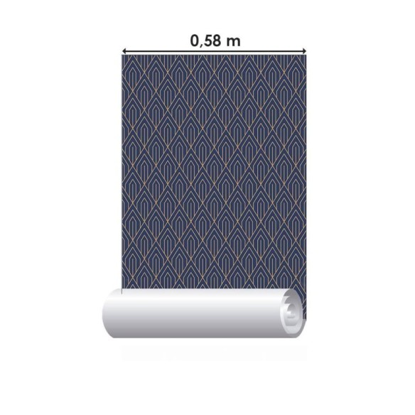 Papel de Parede Adesivo Geométrico Losango Abstrato N010016