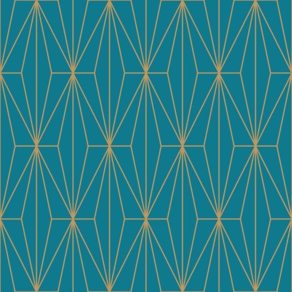 Papel de Parede Adesivo Geométrico Losango Azul N010021