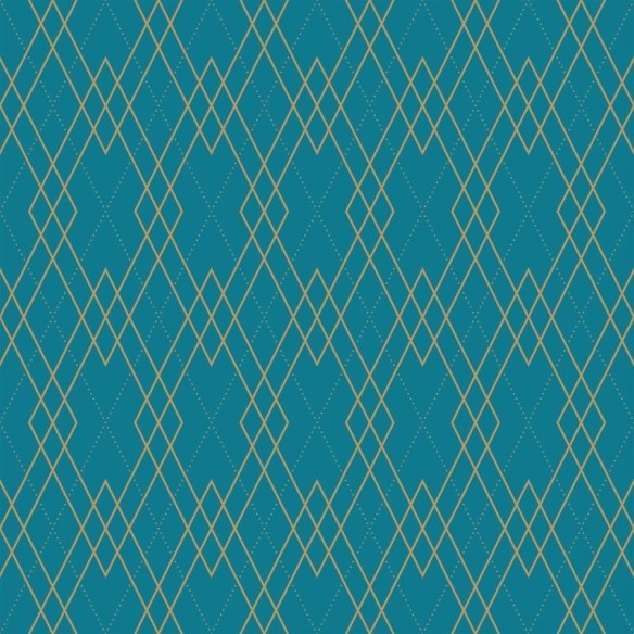 Papel de Parede Adesivo Geométrico Losango Azul N010029