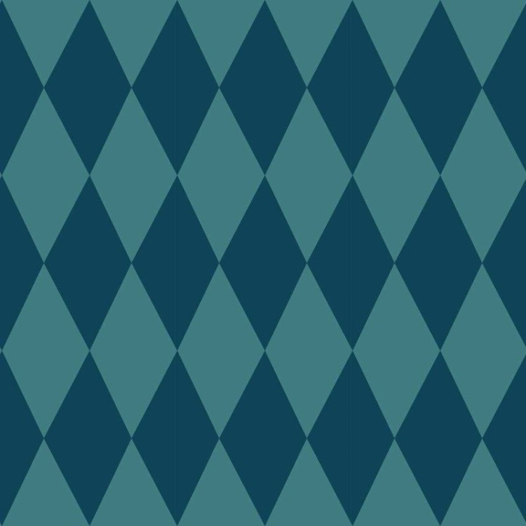 Papel de Parede Adesivo Vinil Xadrez Azul Bege Textura Losango