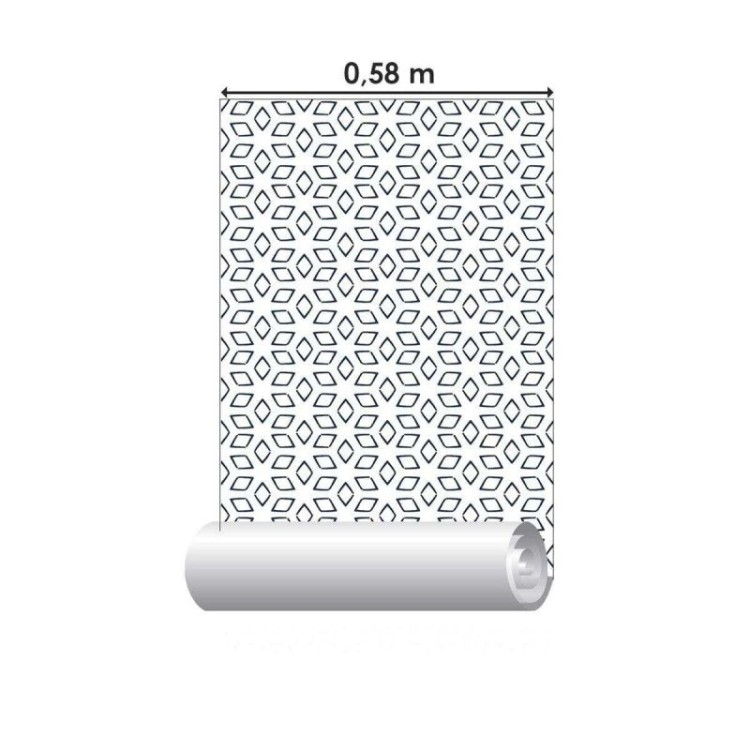 Papel de Parede Adesivo Geométrico Losango N04208