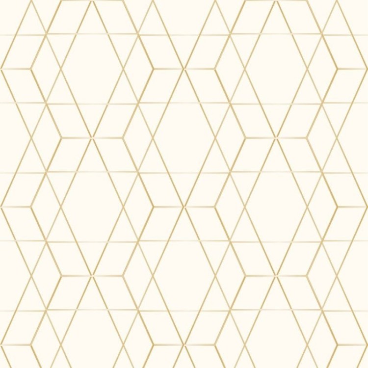 Papel de Parede Adesivo Geométrico Luxury Art...