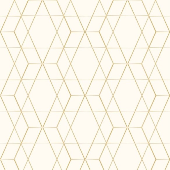 Papel de Parede Adesivo Geométrico Luxury Art Déco N013107