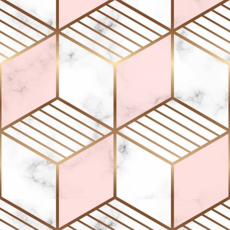 Papel de Parede Adesivo Geométrico Mármore N013144