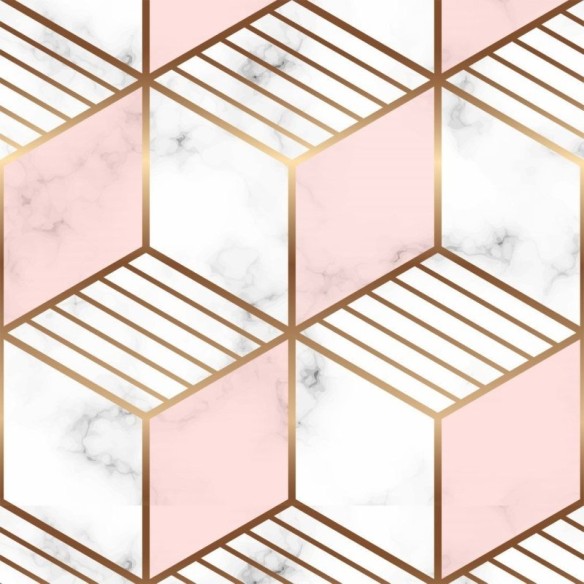 Papel de Parede Adesivo Geométrico Mármore N013144