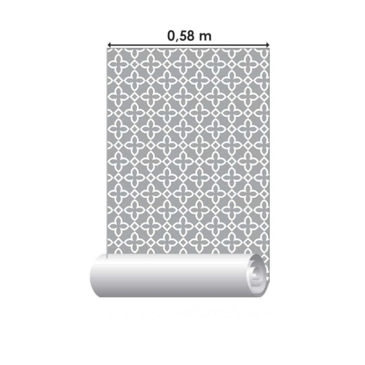 Papel de Parede Adesivo Geométrico Marroquino...