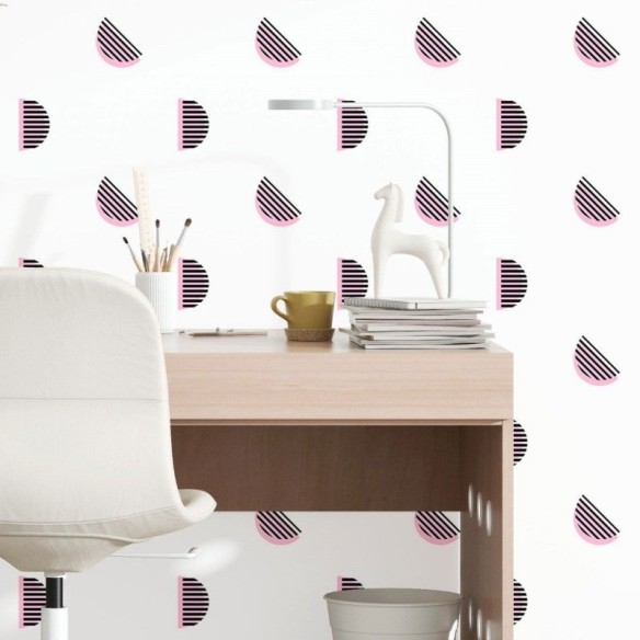 Papel de Parede Adesivo Geométrico Minimalista N016077