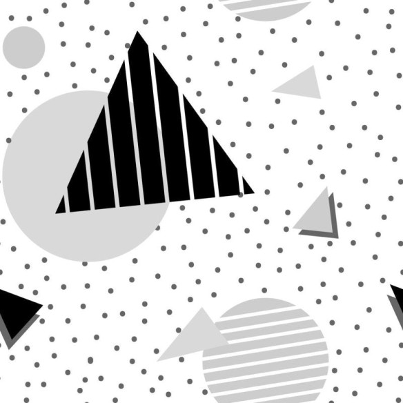 Papel de Parede Adesivo Geométrico Minimalista Poá N07088