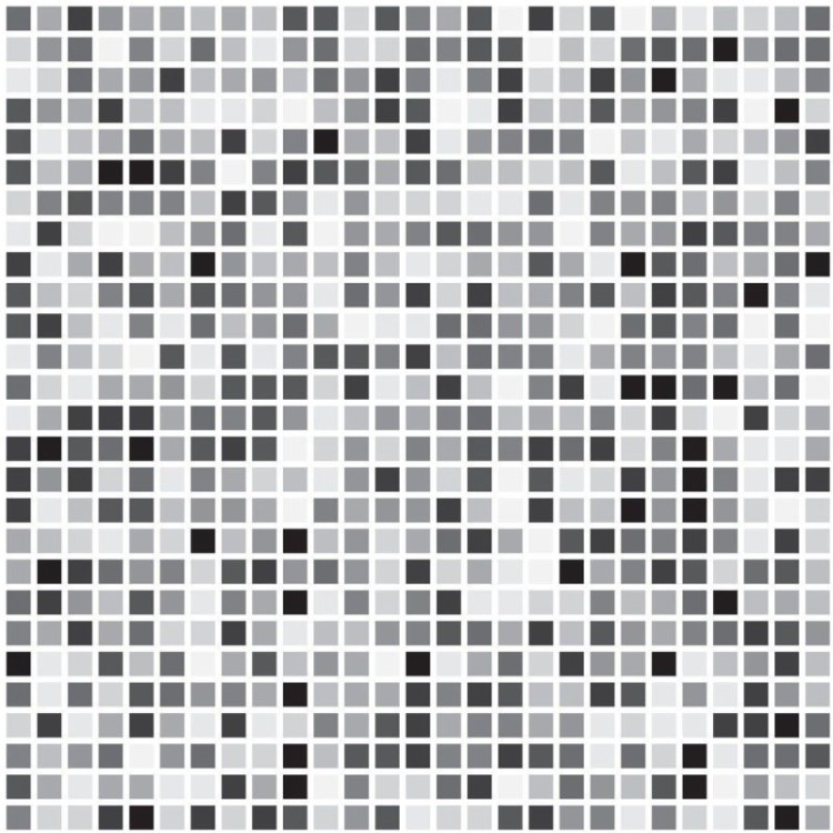 Papel de Parede Adesivo Geométrico Mosaico...