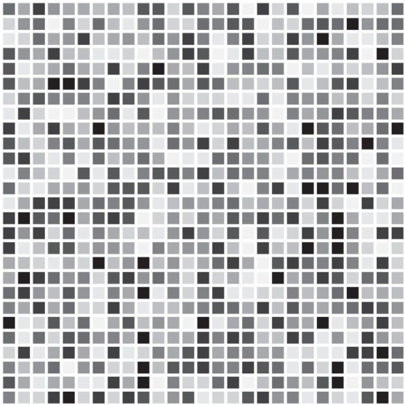 Papel de Parede Adesivo Geométrico Mosaico Pastilhas N013254