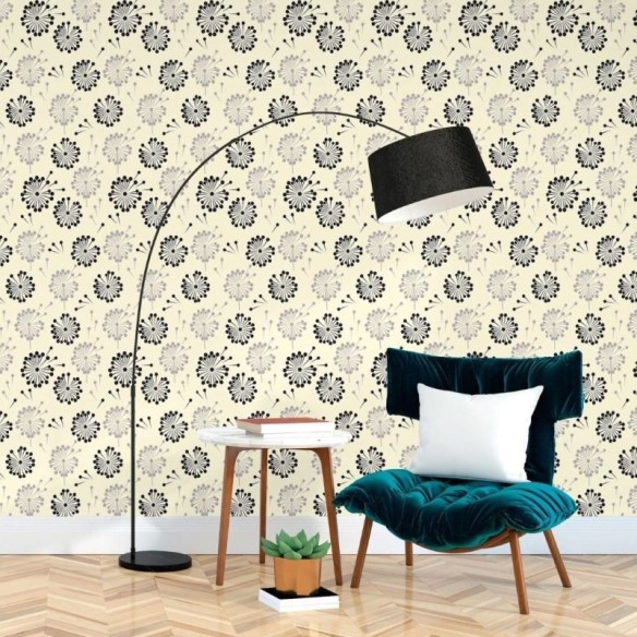 Papel de Parede Adesivo Abstrato Dente de Leão N017028