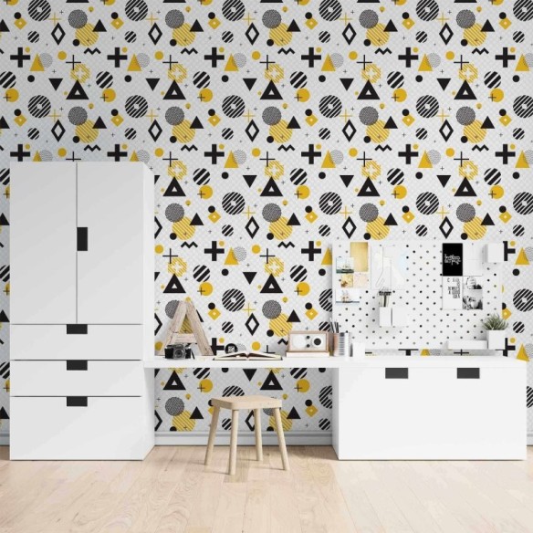 Papel de Parede Adesivo Geométrico N18018