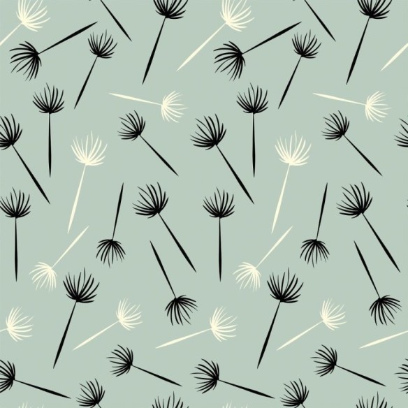 Papel de Parede Adesivo Abstrato Dente de Leão N018004