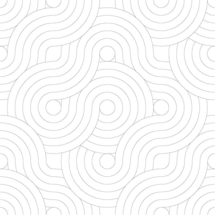 Papel de Parede Adesivo Geométrico Off White...