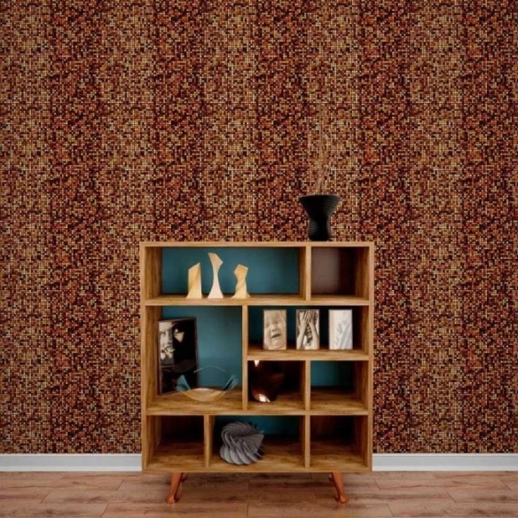 Papel de Parede Adesivo Geométrico Pastilhas N013118