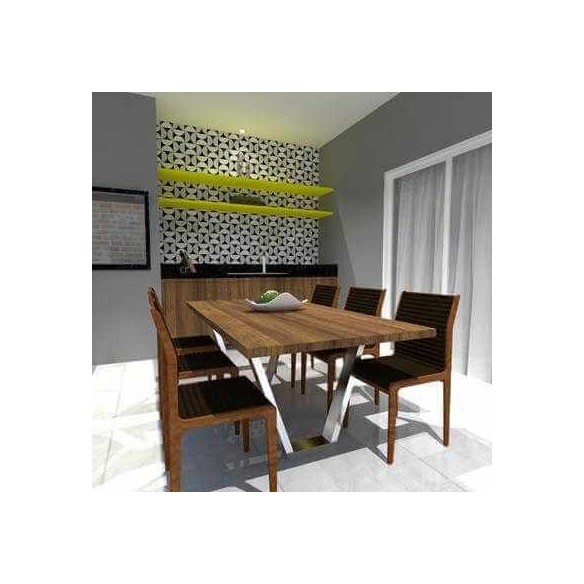 Papel de Parede Adesivo Geometrico Preto e Branco 0200