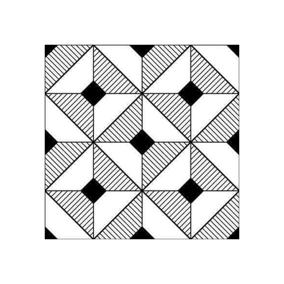 Papel de Parede Adesivo Geometrico Preto e Branco 0201