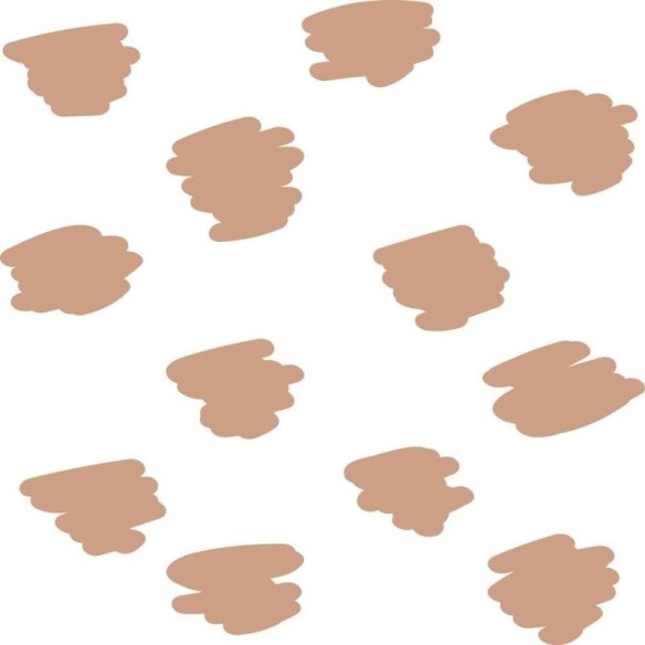 Papel de Parede Adesivo Abstrato Desenho à Mão N08117