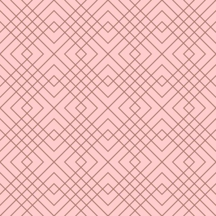 Papel de Parede Adesivo Geométrico Rosa e...