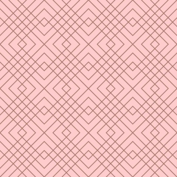Papel de Parede Adesivo Geométrico Rosa e Marrom N05284