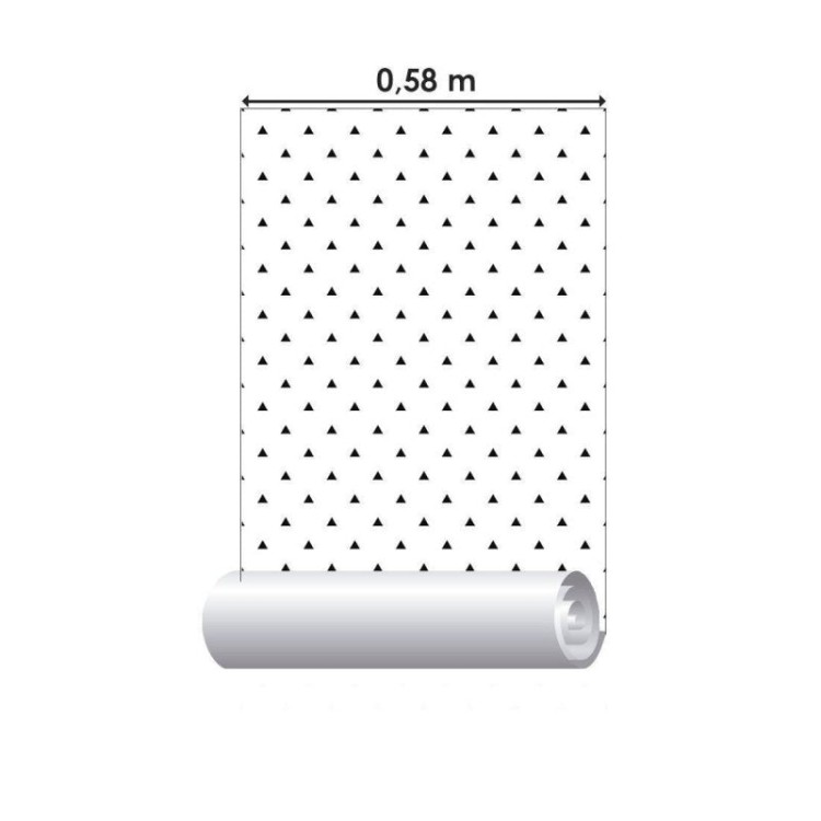 Papel de Parede Adesivo Geométrico Triangulos...