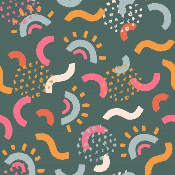 Papel de Parede Adesivo Abstrato Divertido N014010